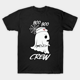 Boo Boo Crew Nurse Shirts Halloween Nurse Shirts for Women T-Shirt